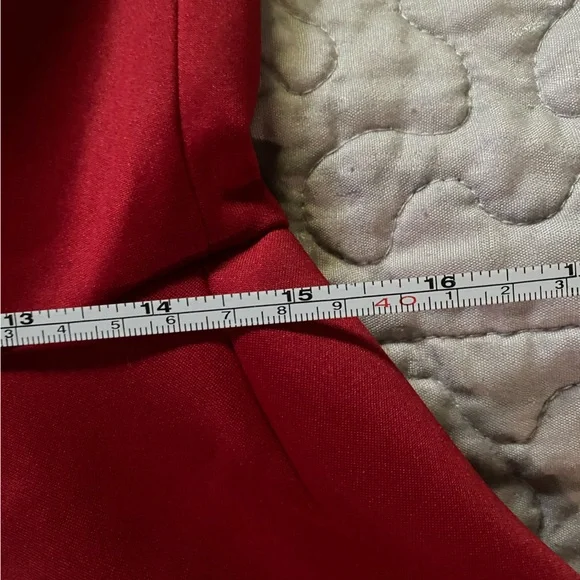 Express Strapless Red Mermaid Dress - Size: 4 - Picture 8 of 9